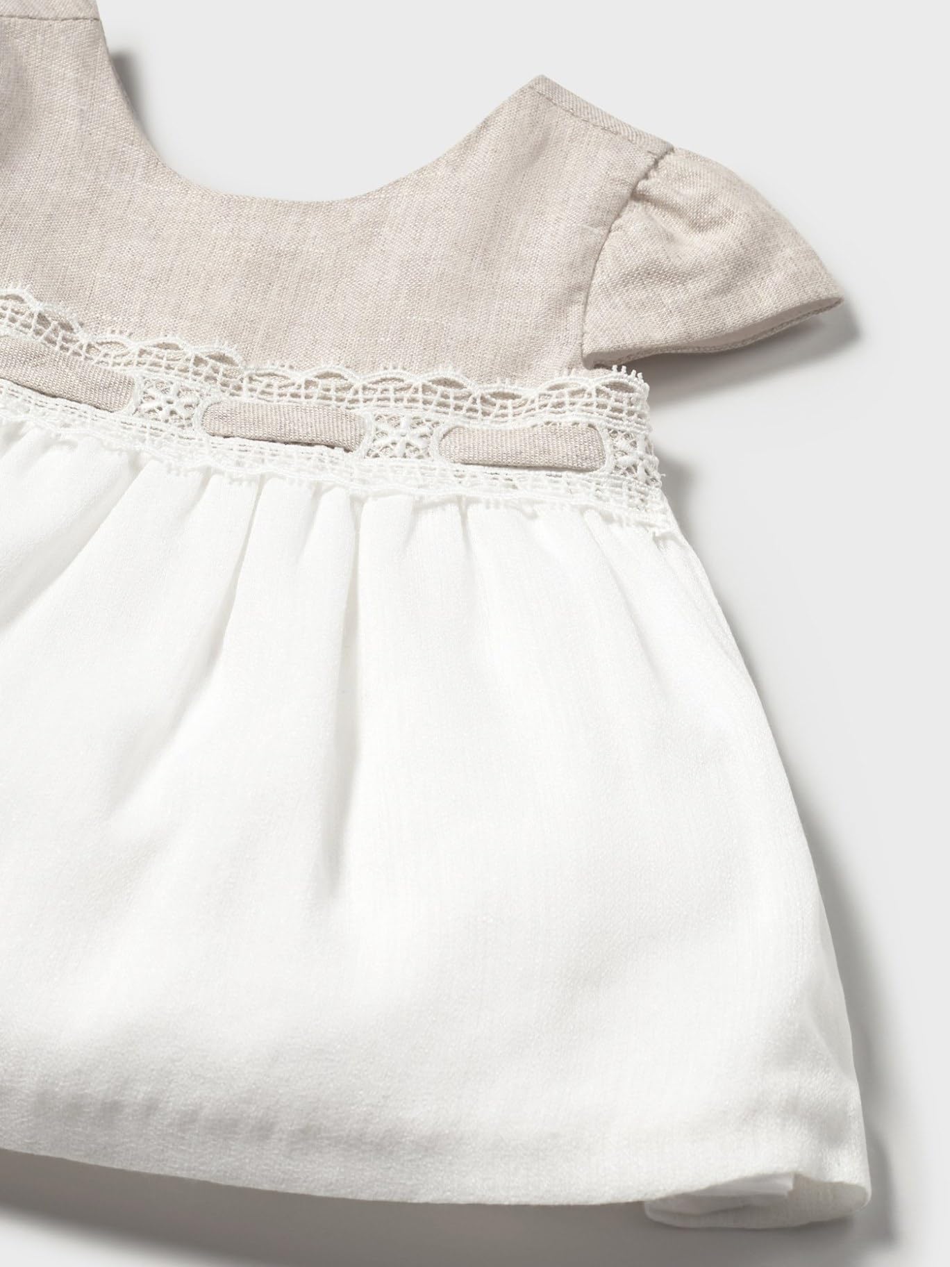 Mayoral Vestido Combinado Ceremonia para bebé niña 4-6 Meses (70cm)
