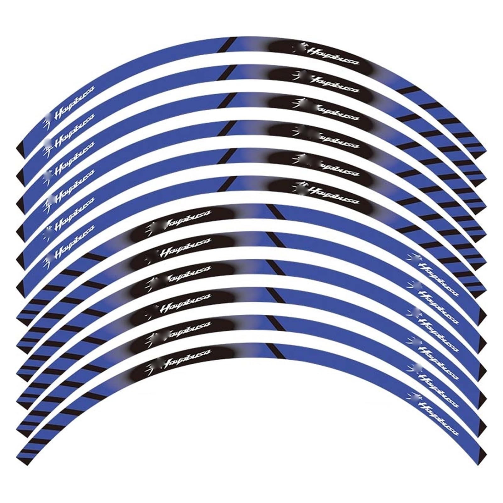 Motorcycle Sticker for S&uzuki for Hayabusa Wheel Rim Decal Wheel Stickers(19)