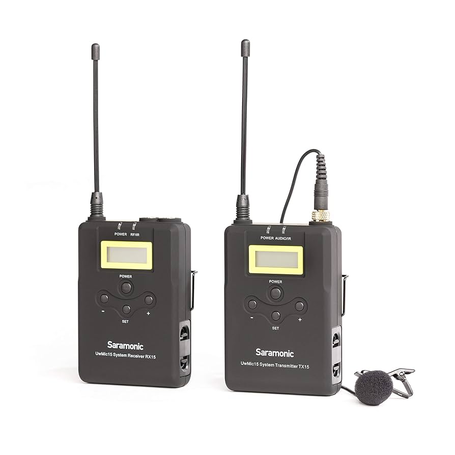 Saramonic・UwMic15B Amazon.com: Saramonic UHF Wireless Lavalier Microphone