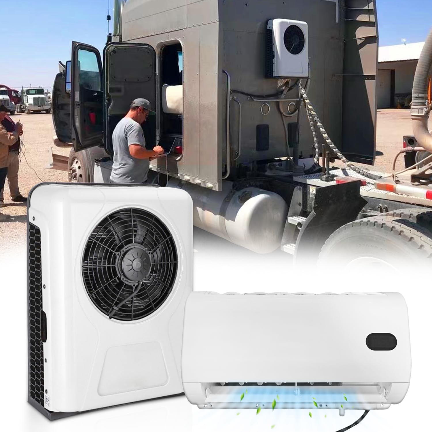 Amazon.com: Treeligo 12V Air Conditioner, Mini Split Air Conditioner, 12 Volt DC Air Conditioner, for Truck Parking Split Electric AC Unit, for Semi-Truck, Trailer, Camper, Crane Loader Excavator : Automotive Amazon.com: Treeligo 12V Air Conditioner, Mini Split Air Conditioner, 12 Volt DC Air Conditioner, for Truck Parking Split Electric AC Unit, for Semi-Truck, Trailer, Camper, Crane Loader Excavator : Automotive