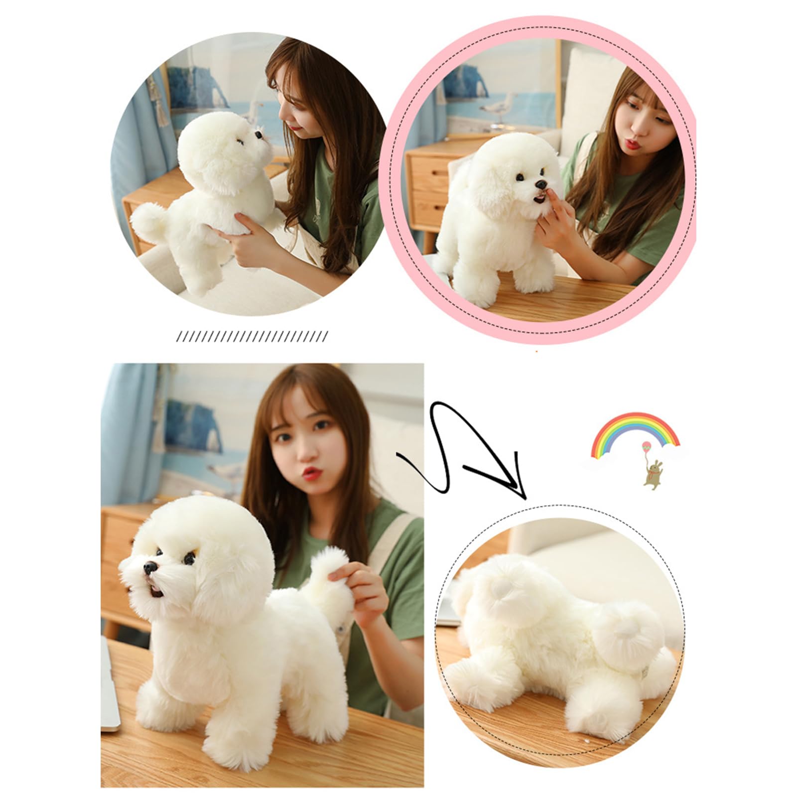 Peluche Cucciolo interazione, Morbidi Animali Peluche