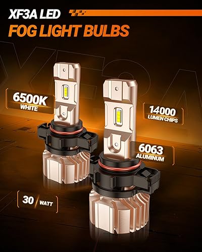 Vista 35 de SEALIGHT Bombillas LED antiniebla H11 H16 H8 o DRL, 14000 lúmenes, 6500 K, blanco frío, 600% de brillo, chips LED CSP H8 H11, luces antiniebla
