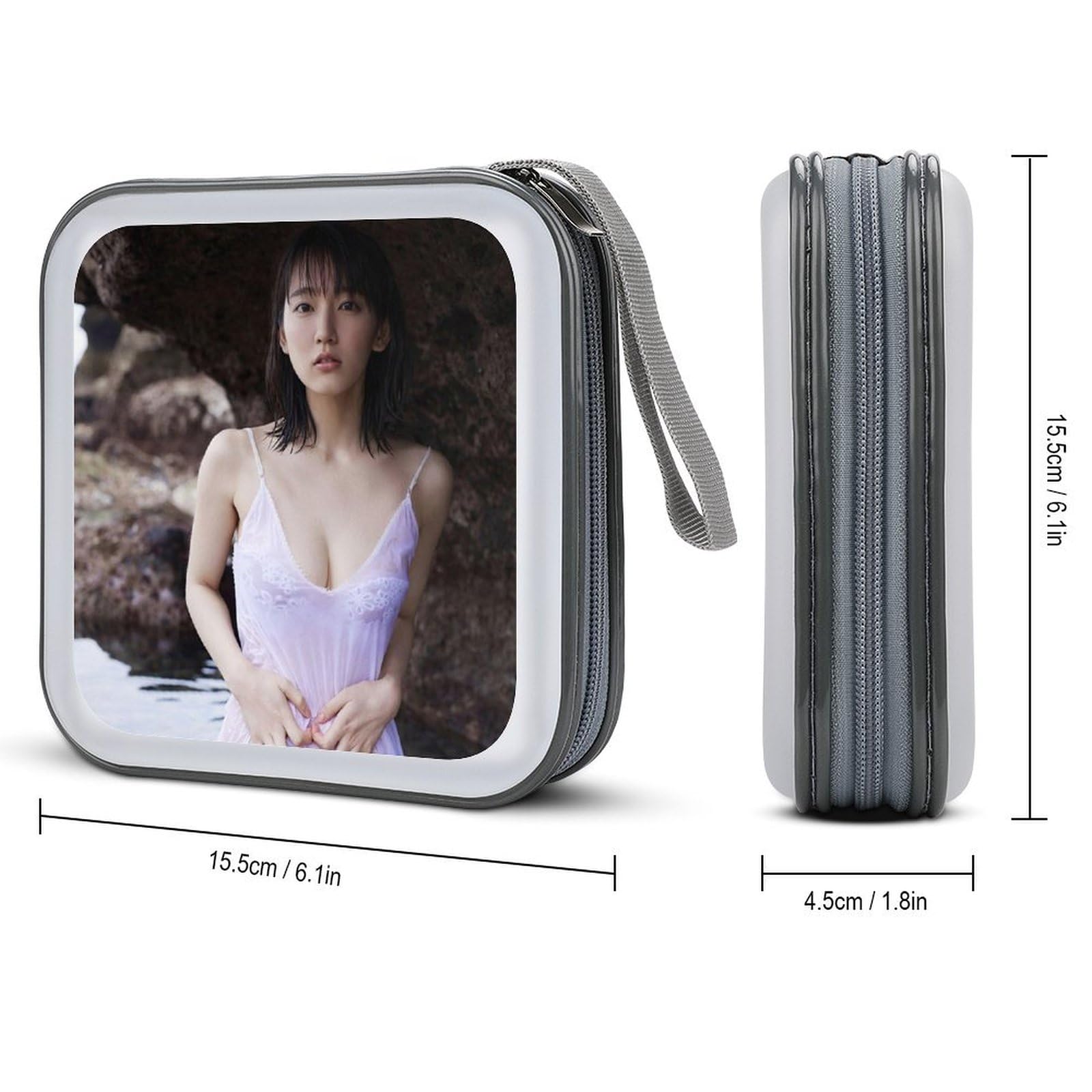 Amazon.co.jp: 吉岡里帆 水着 CDケース DVD収納ボックス CDウォレット
