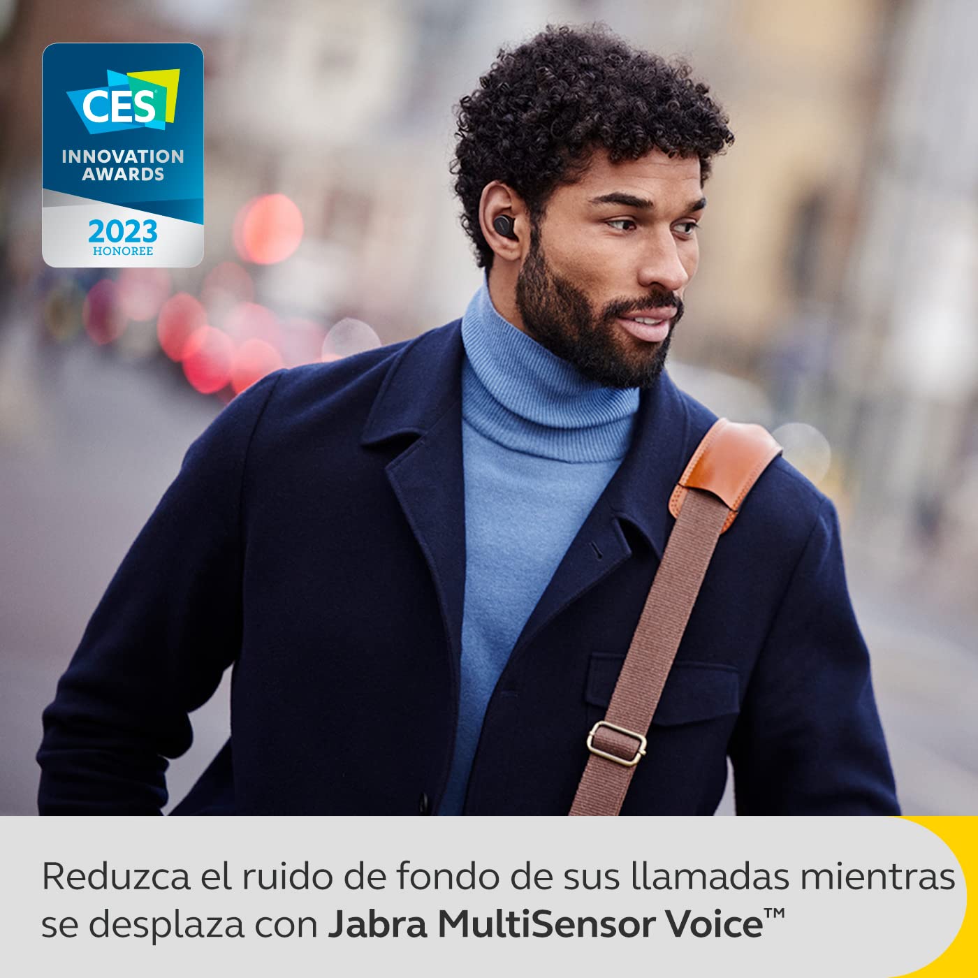 Jabra Evolve2 Buds, Auriculares Bluetooth Intraaurales Inalámbricos, Cancelación Activa de Ruido y Tecnología MultiSensor con 4 Micrófonos, Certificados para MS Teams, Negro - 3