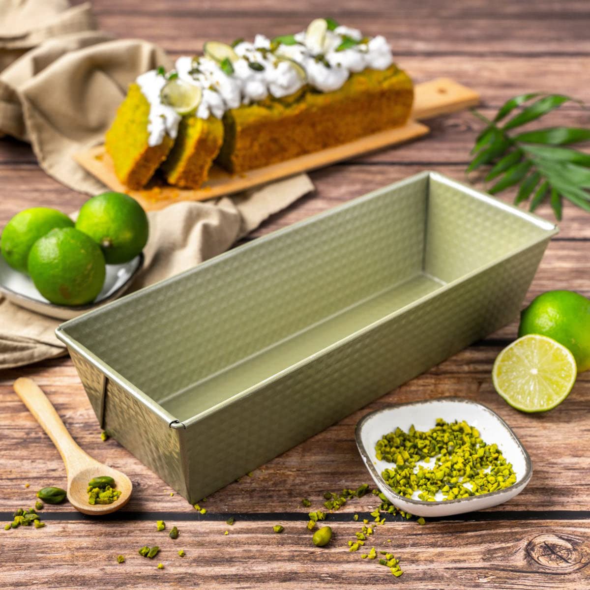 Zenker Loaf Tin for Bread & Cakes, 30.5x11.5cm, Green Vision Series, ECO - Image 2