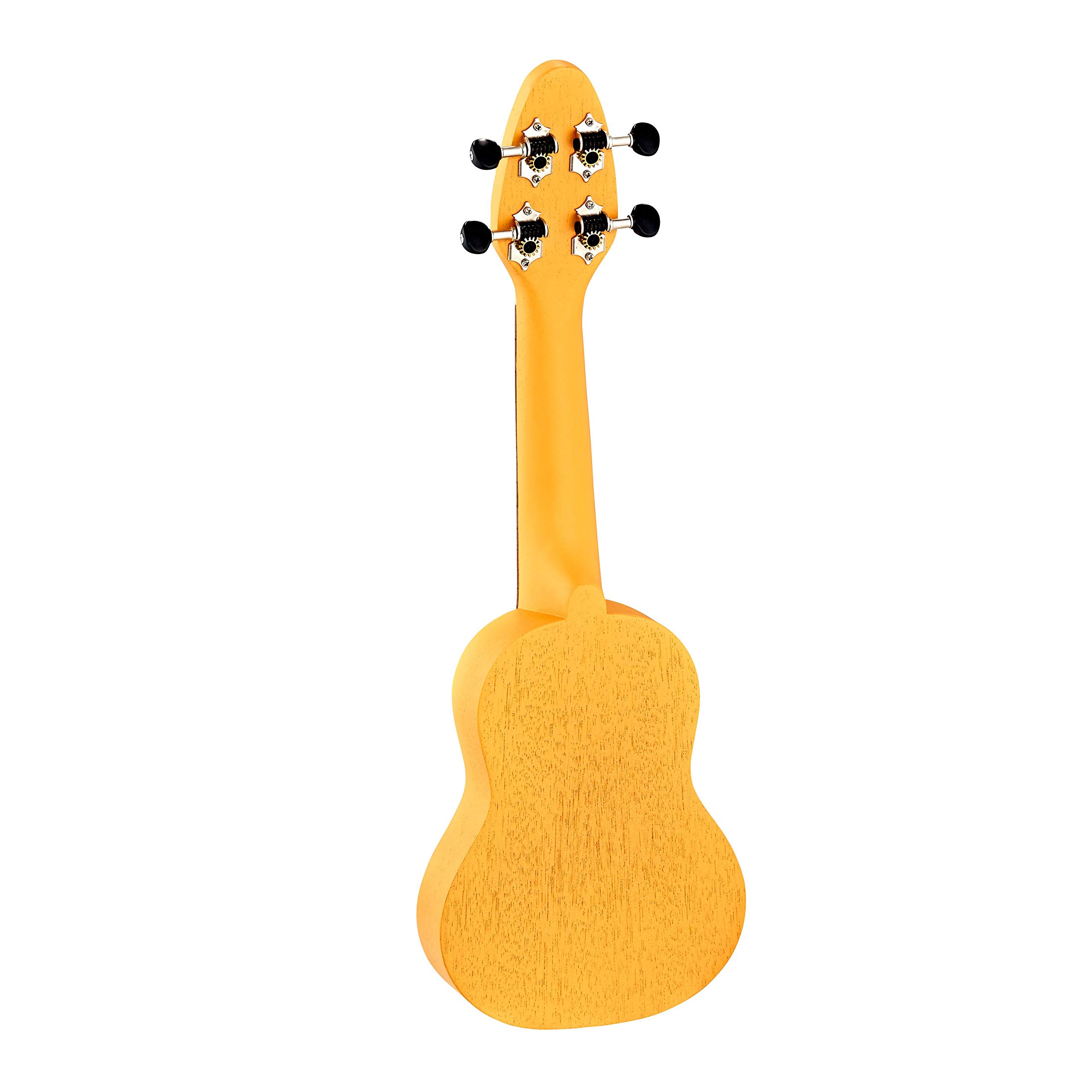 Ortega Guitars Sopranino Ukulele orange - Keiki K1 Series - Schildkrötengravur - Okoumé/ Walnuss (K1-ORG)