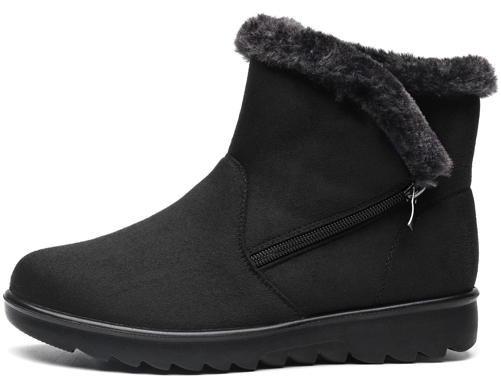 Vunavueya Stivali Donna Invernali Scarpe Stivaletti da Neve con Imbottitura Calda Stivali alla Caviglia Caldi Boots Scarpe 35-41.5