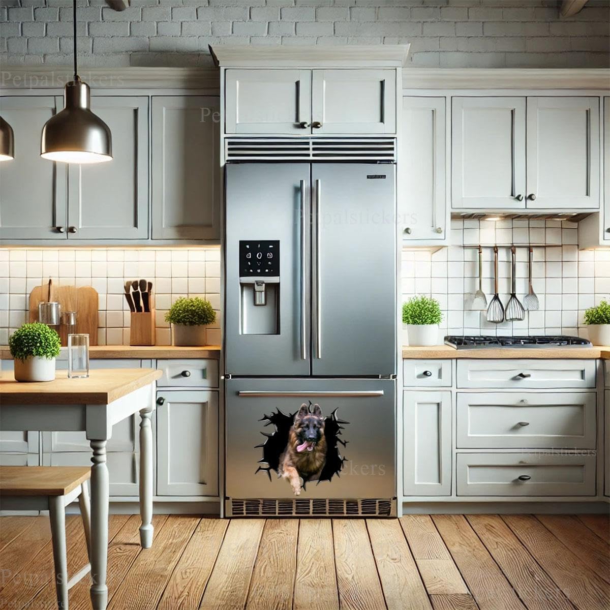 Cute Dog Stickers for Car Window Decals Waterproof Funny Sticker (German Shepherd Car Decal) - Image 5