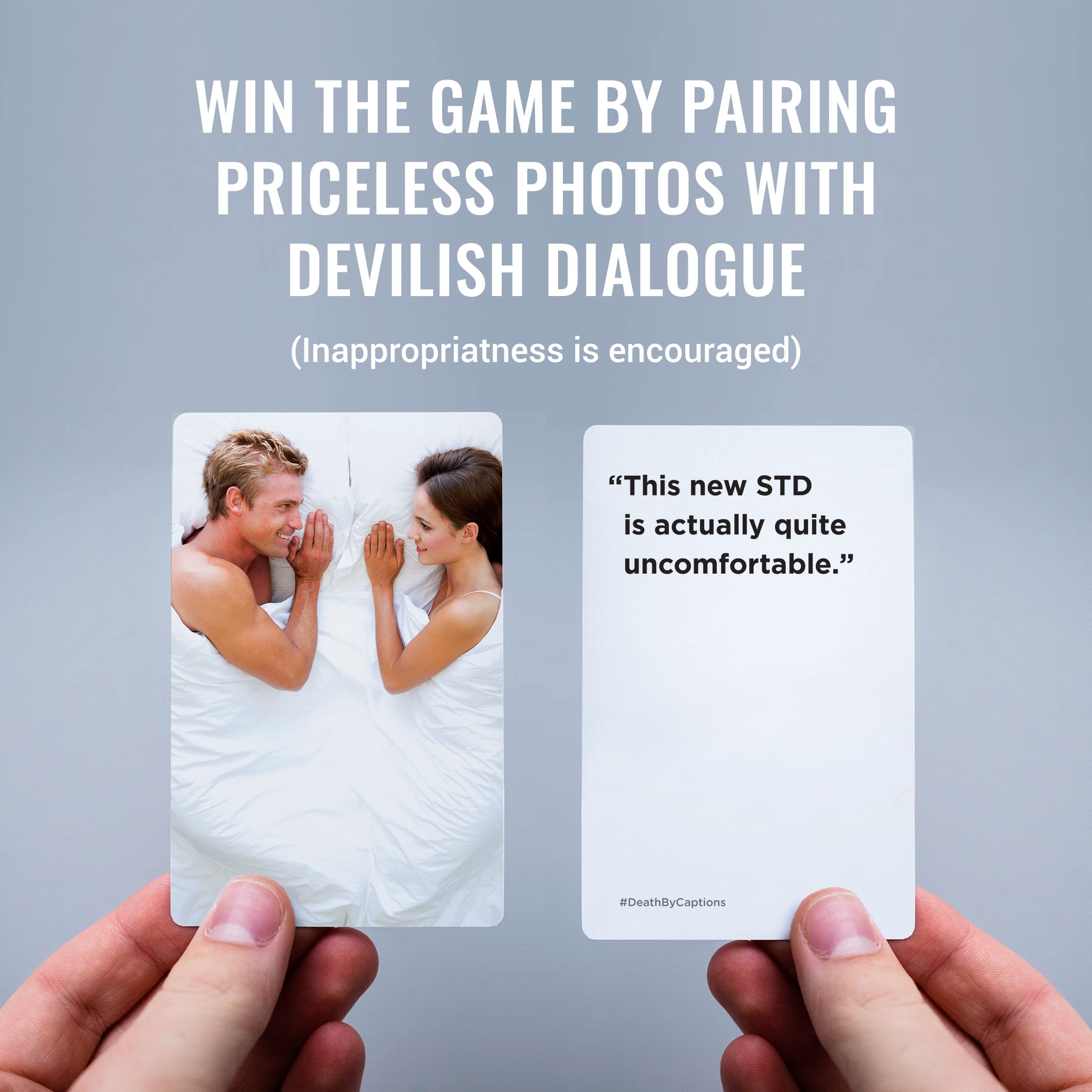 Death by Captions The Very Inappropriate Adult Party Game 500 Cards