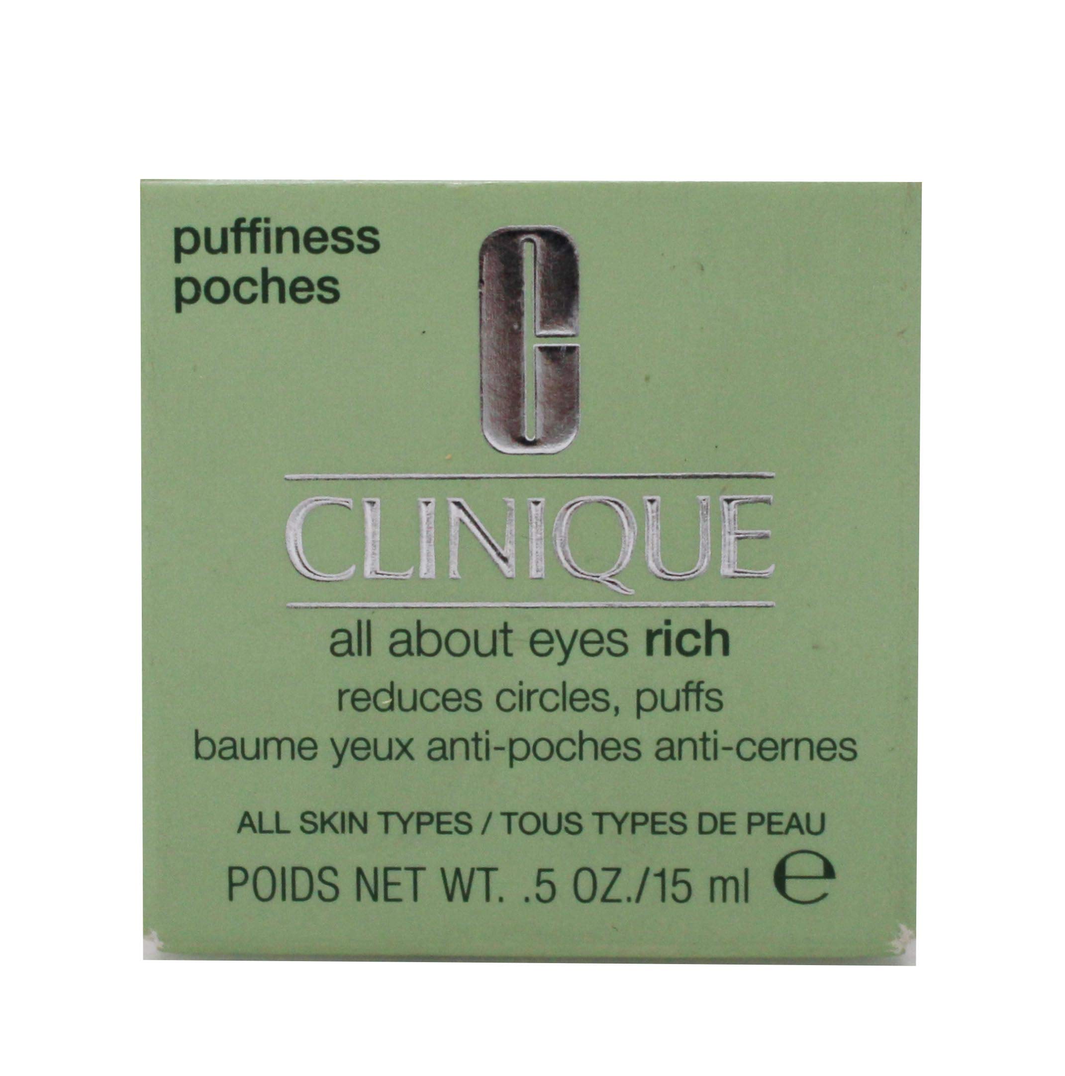 Clinique All About Eyes Rich Bálsamo Anti Ojeras y Hinchazón - 15 ml