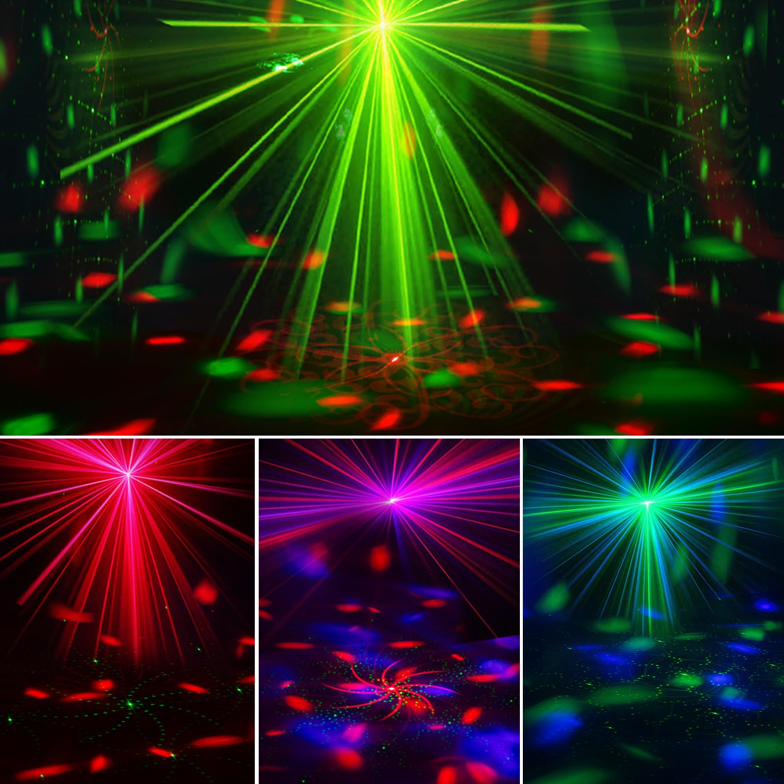 Discokugel,Partylicht,Disco Lights mit 3 Disco Bällen Sound-aktivierte Strobe-Effekt Disco licht mit 3M Steckerkabel für KTV,Zuhause,Kinder, Geburtstag, Hochzeit, Club,Halloween,Weihnachten