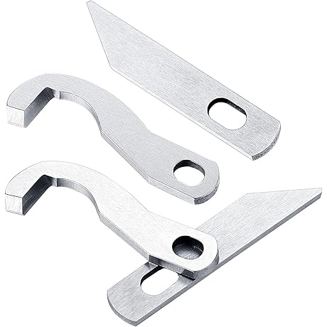 4 Pieces Serger Machine Blades Compatible with Brother 1034D