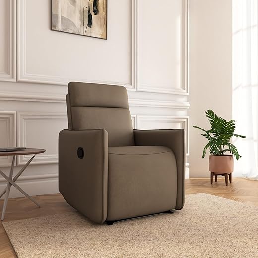 Nilkamal Carlton 1-Seater Recliner Light Brown