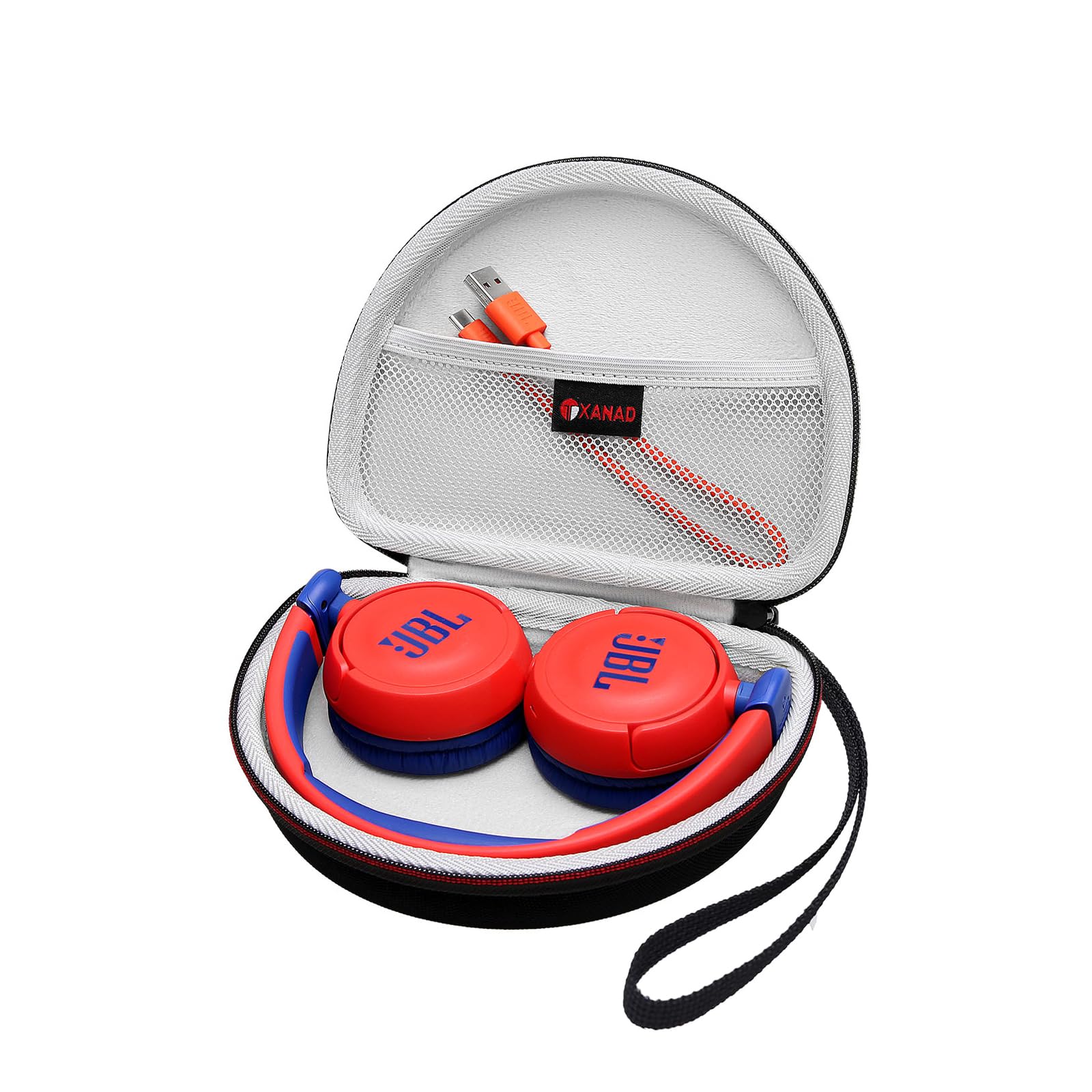 XANAD EVA Hard Case for JBL Junior 320BT / JBL JR300BT / Jr310BT or Sony MDR-ZX110 / MDRZX110NC / MDR-ZX310AP On-Ear Headphones