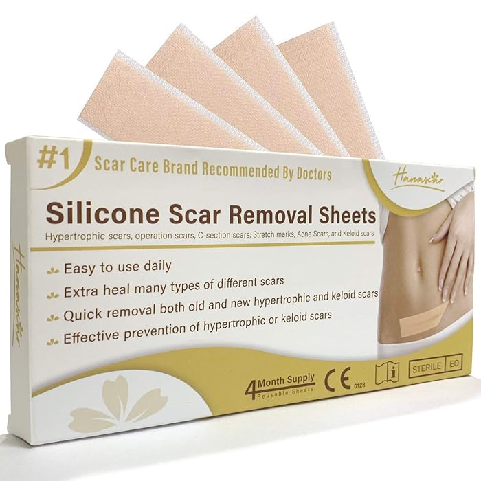 Buy HANASCAR Silicone Scar Sheets, Scar Removal Sheet Works on Old and
