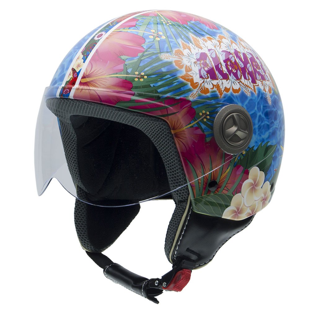 NZI 3D Vintage II Open Face Motorcycle Helmet — view 10