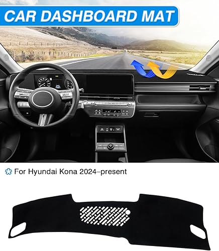 Miniatura 150 de Cartist - Funda de salpicadero, alfombrilla antideslizante, protector de rayos ultravioleta, antirreflejos