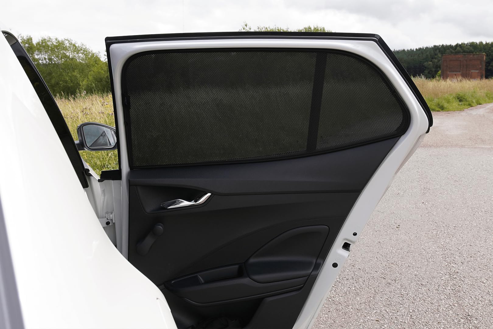 CAR SHADES Set Compatibile con Skoda Fabia IV 2021- (4-Parti) Tendine Parasole su Misura