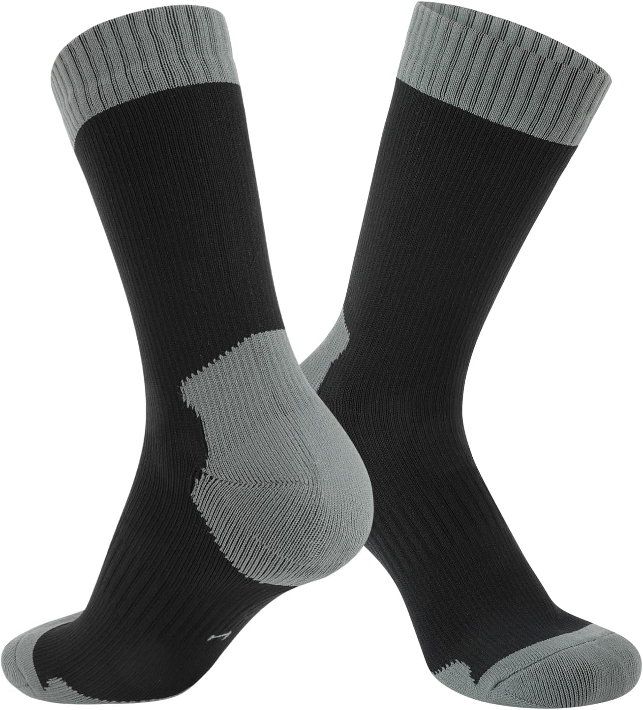 Jspupifip Unisex Waterproof Socks Water Resistant Socks Waterproof Breathable Hiking Wading Skiing Fishing Sock for Men Women