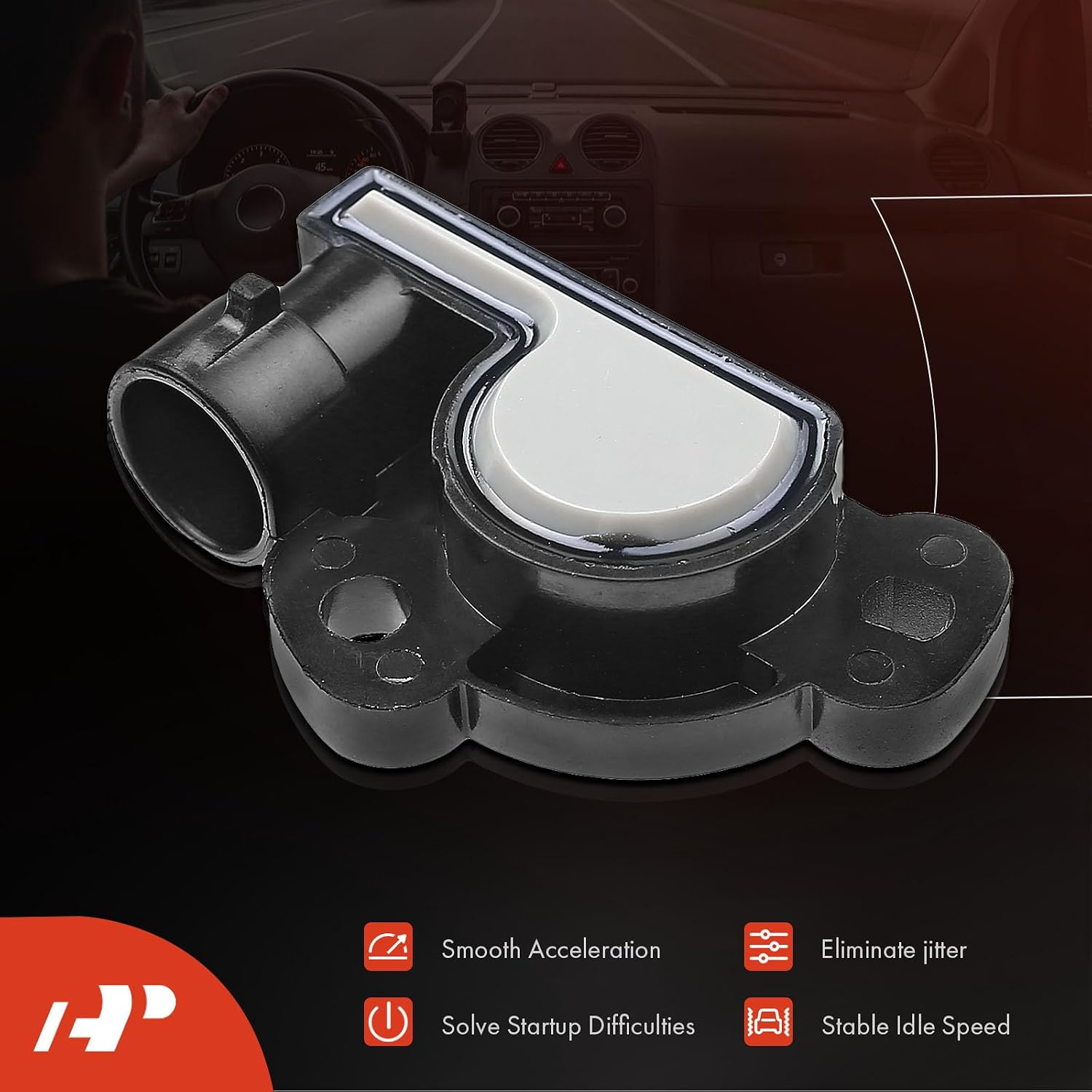 A-Premium TPS Throttle Position Sensor Compatible with Chevrolet Impala 1994-1996, Caprice 1994-1997, Camaro Cavalier Beretta & Honda Passport 1994-1996 & Buick Regal 1989-1993 & GMC Jimmy & Pontiac