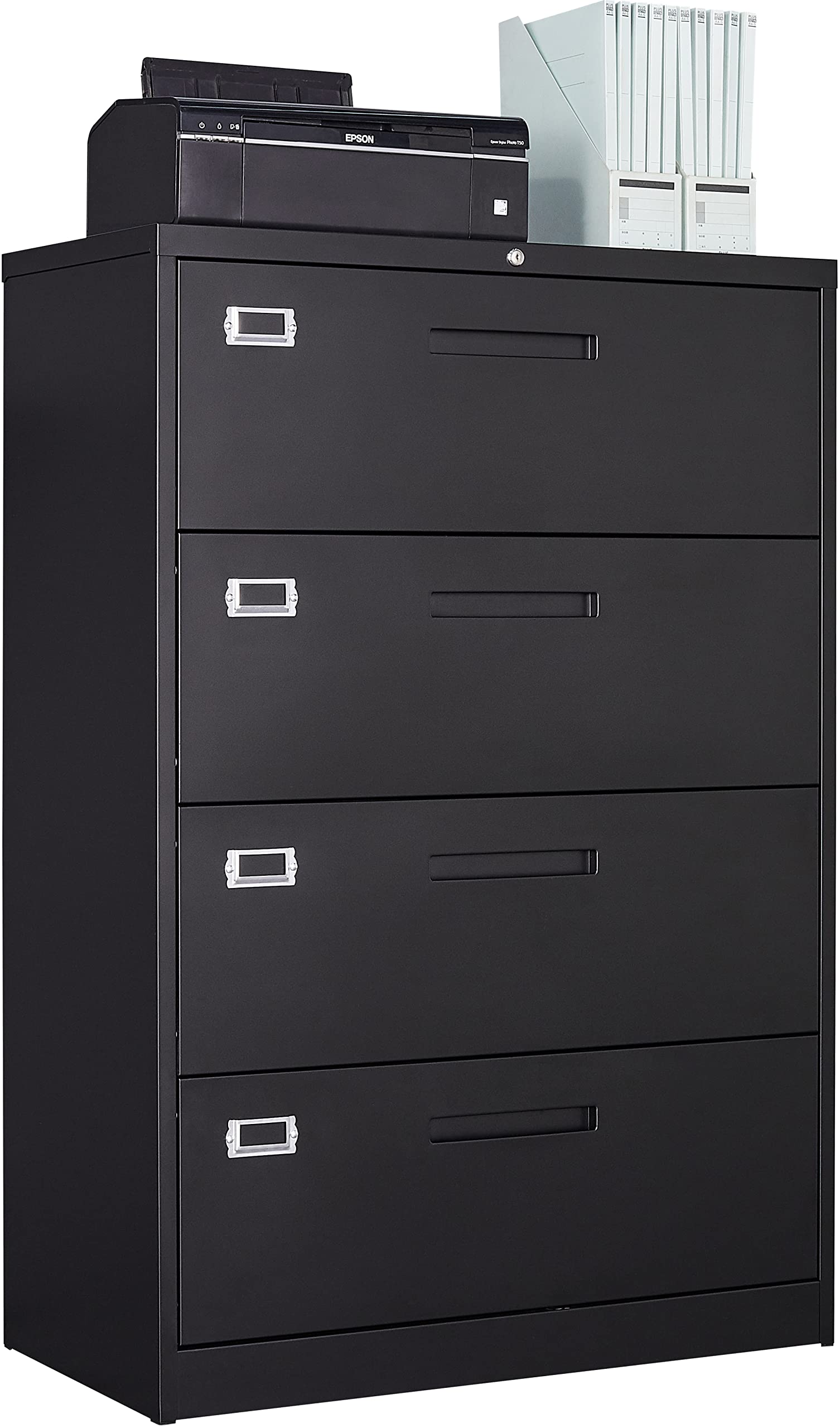 Buy Fesbos Lateral File with Lock, 4 Drawer Large Metal Filing