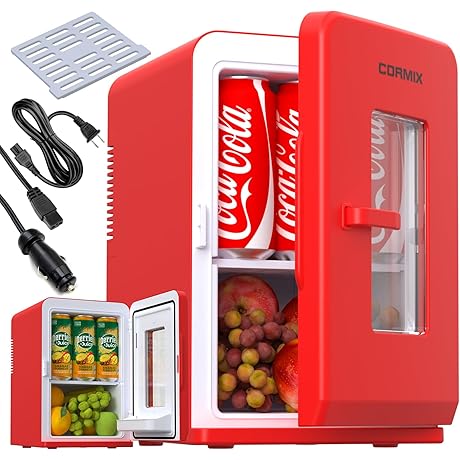 Enhance Your Space with the Vibrant Red Mini Fridge: A Cooling Retreat for Your Essentials