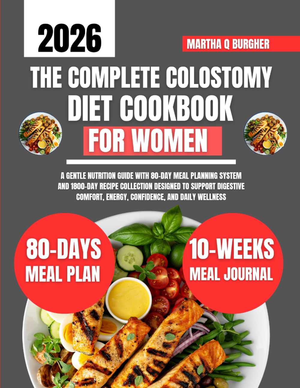 The Complete Colostomy Diet Cookbook For Women: A Gentle Nutrition Guide With 80-Day Meal Planning System and 1800-Day Recipe Collection Designed to ... Q Burgher Nutrition Guide and Diet Series)