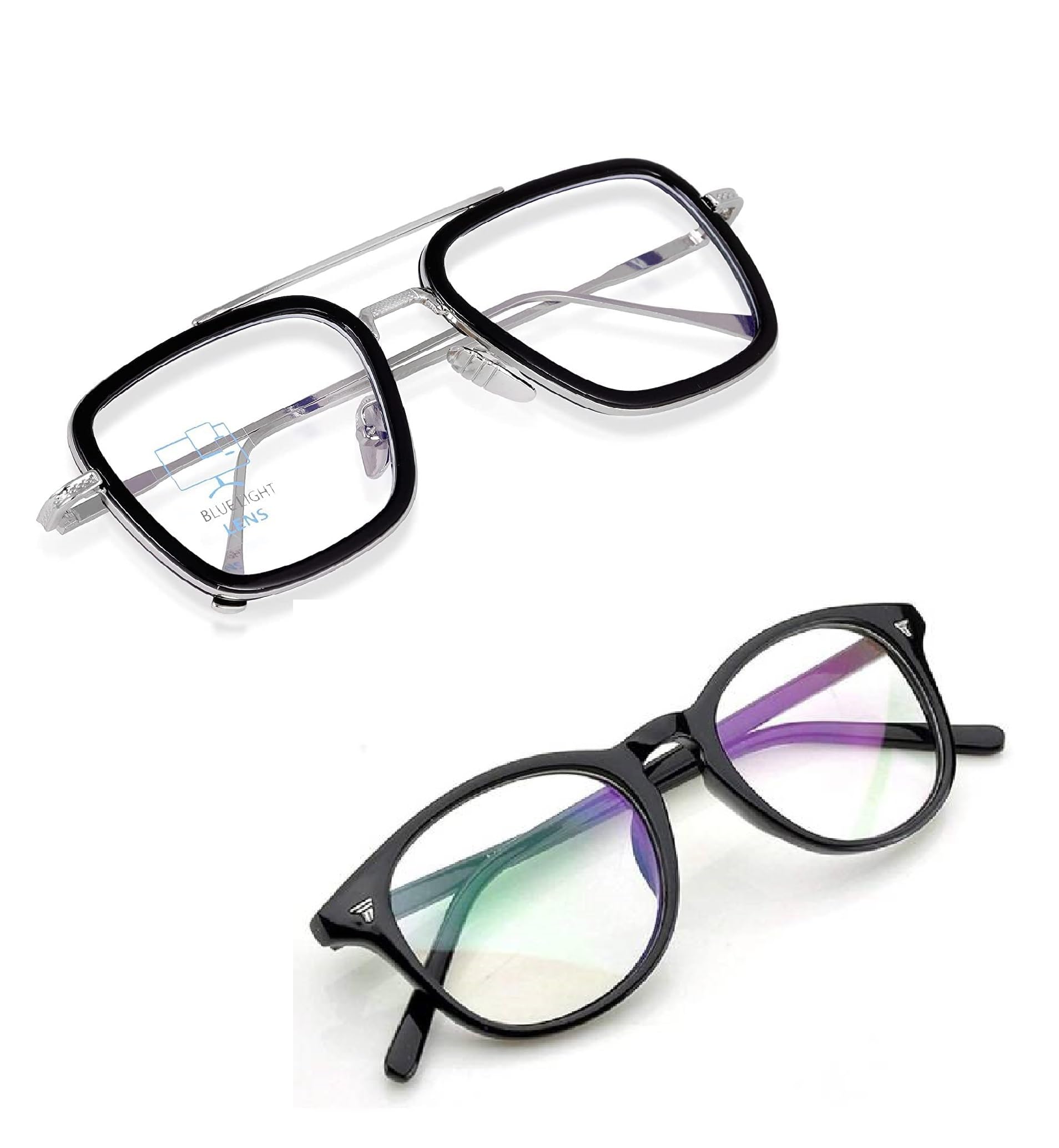 Being Better Round UV Protection Computer Glasses For Eye Protection Glasses for Men and Women | Blue Light Ray Blocking Anti Glare Zero Power FOR MOBILE/LAPTOP/COMPUTER GLASSES