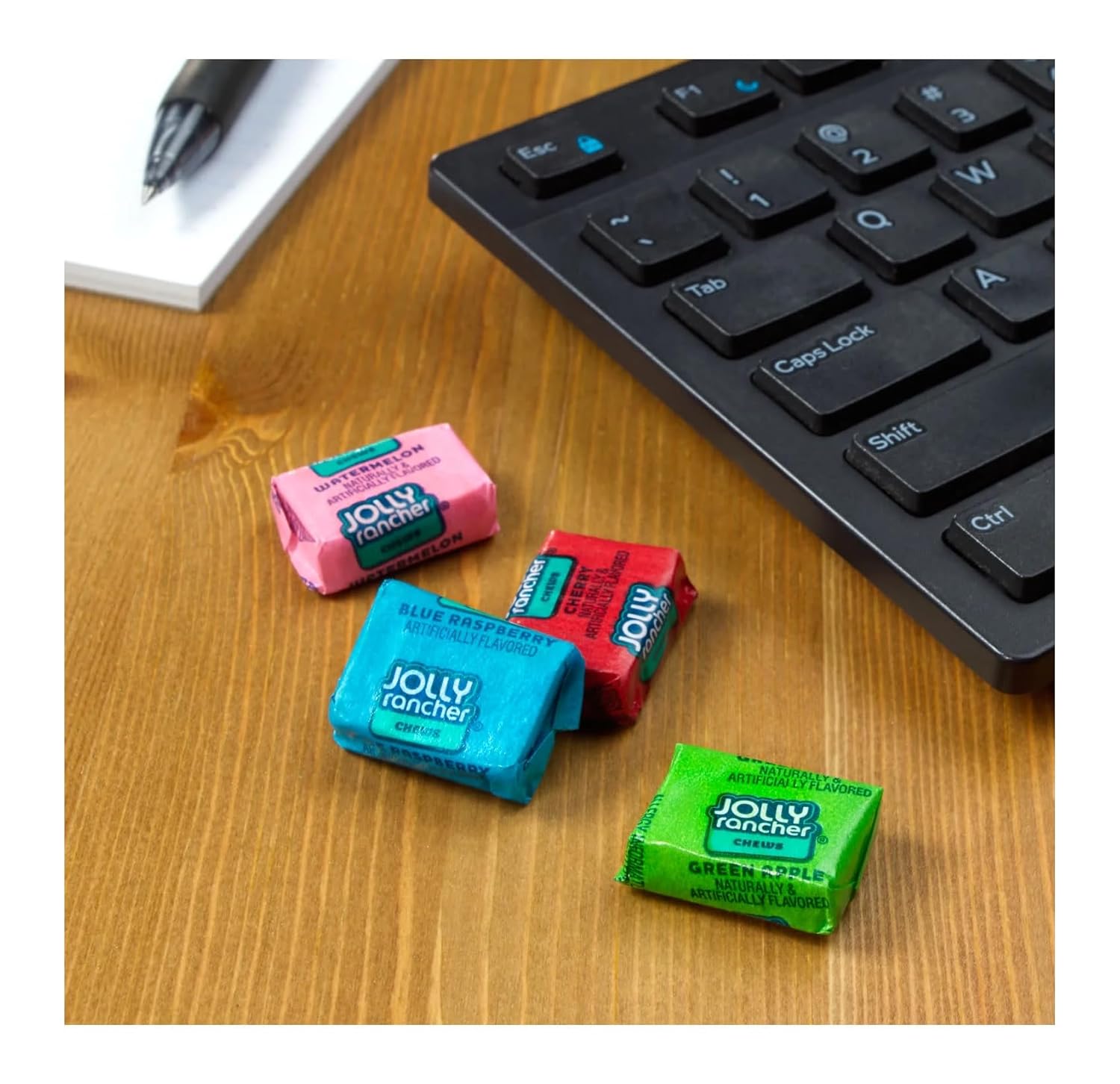 Jolly Rancher Fruit Chews Original Flavors - Pack of 2-13 oz Bags - Resealable Bags - Perfect For Sharing with Friends and Family or Stocking the Pantry