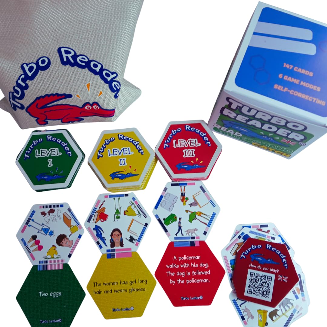 Genérico Turbo Reader Game - Aprende inglés Jugando. Mejora la fluidez y la comprensión lectora en inglés.