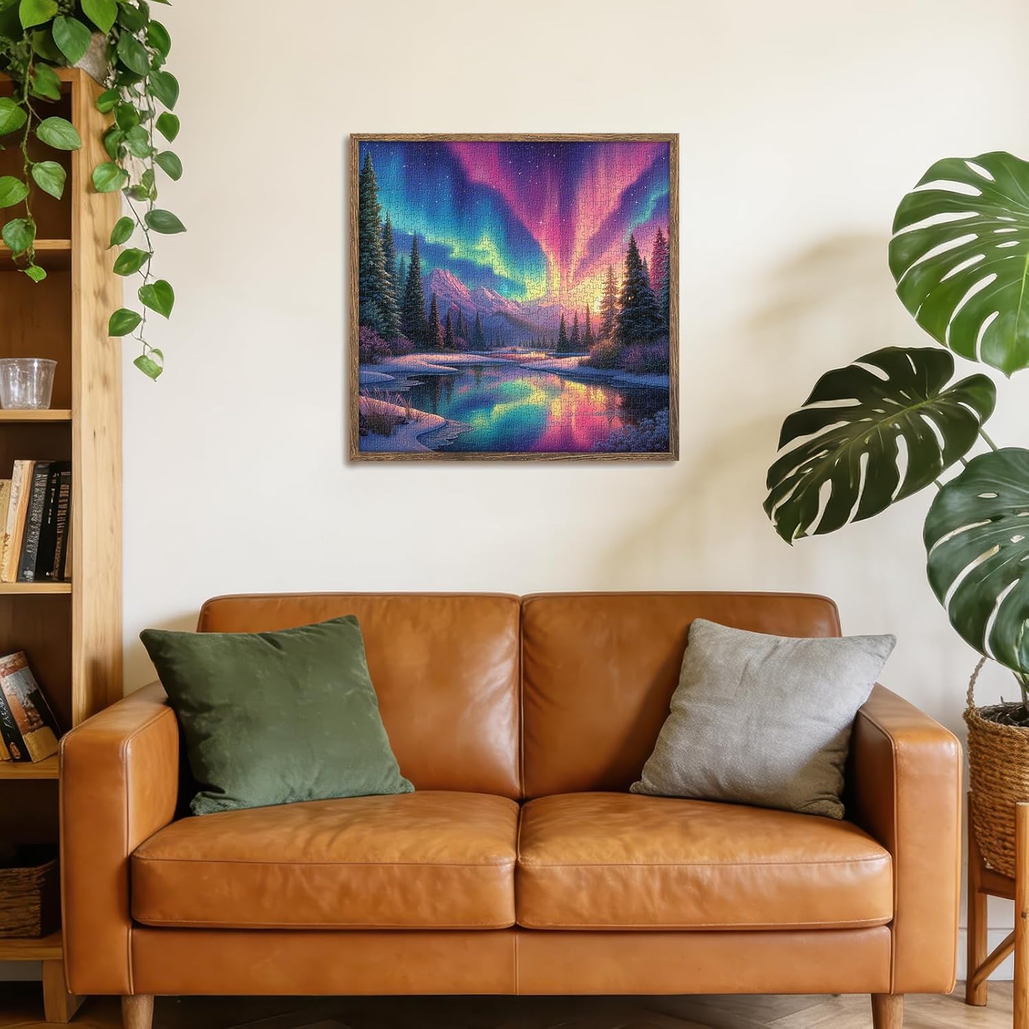 Northern Lights Puzzles for Adults 1000 Pieces, 22.8" x 22.8" image 2