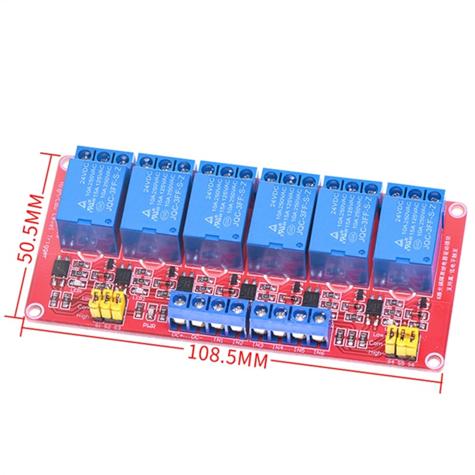 Module Relais 4 Canaux 24V carte shield optocoupleur Arduino Raspberry