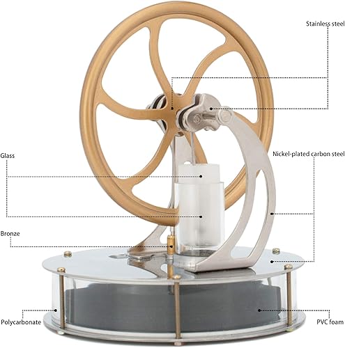 Miniatura 4 de DjuiinoStar - Motor Stirling de baja temperatura