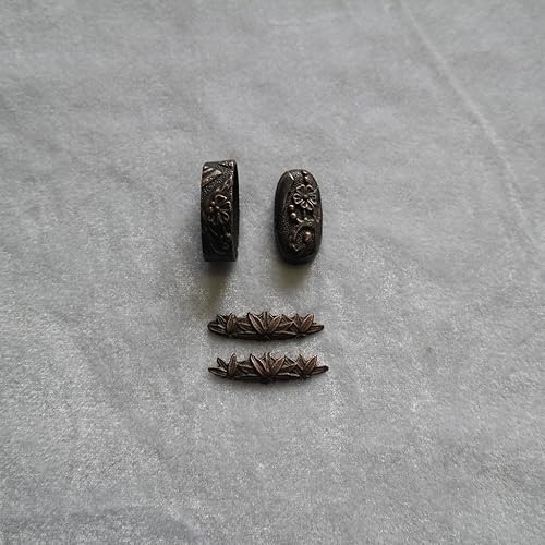 Espada samurái japonesa KOSHIRAE  Fuchi Kashira Menuki 01-77