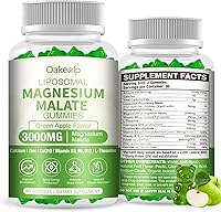 Vista 1 de Gomitas de malato de magnesio, suplemento dietético