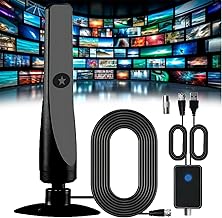 Rewave TV Antenna 2024 - Indoor Cable Antenna With Signal Booster, Supports 4K Full HD Smart TV (1PCS)