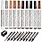DAIXISM Furniture Repair Kit Wood Markers Wax Sticks, for Stains, Scratches, Wood Floors, Tables, Desks, Carpenters, Bedposts, Touch Ups, and Cover Ups (21)