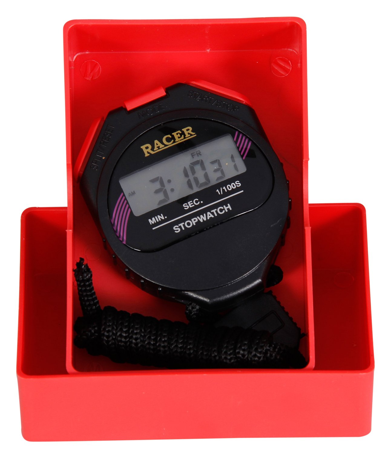 Racer Plastic Stop Watch (Black) (B077P17G9H) Amazon Price History, Amazon Price Tracker