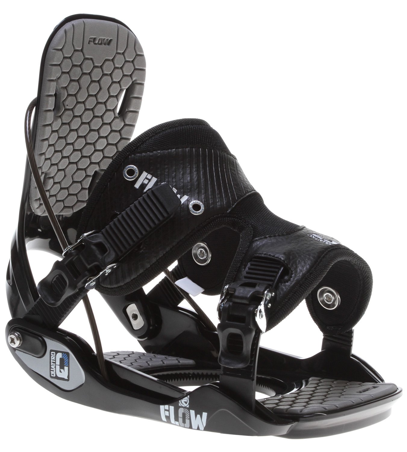 Flow 2013 Quattro (Black) Snowboard Bindings