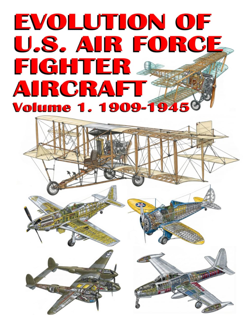 Evolution of U.S. Air Force Fighter Aircraft: Volume 1. 1909-1945
