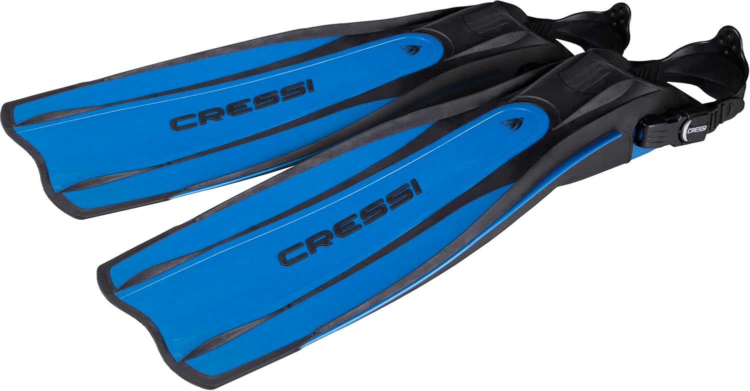 Cressi Lightweight Well-Balanced Open Heel Scuba Diving Fins - Pro Light: Made in Italy