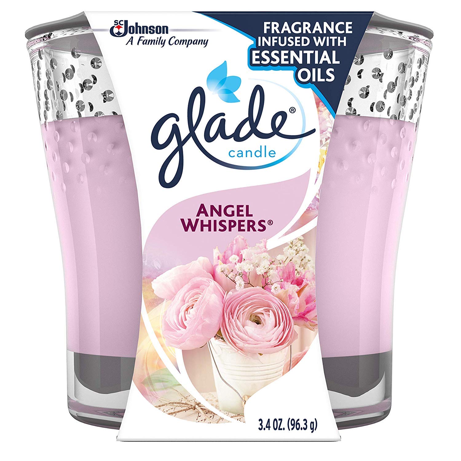 Amazon.com: Glade Jar Candle Air Freshener, Angel Whispers, 3.4 oz