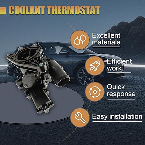 Miniatura 7 de Termostato refrigerante 25600-2M052 apto para Accent SE 1.6L L4  2020-2023 Venue Denim, SE, SEL 1.6L L4 pieza de repuesto para 256002M052