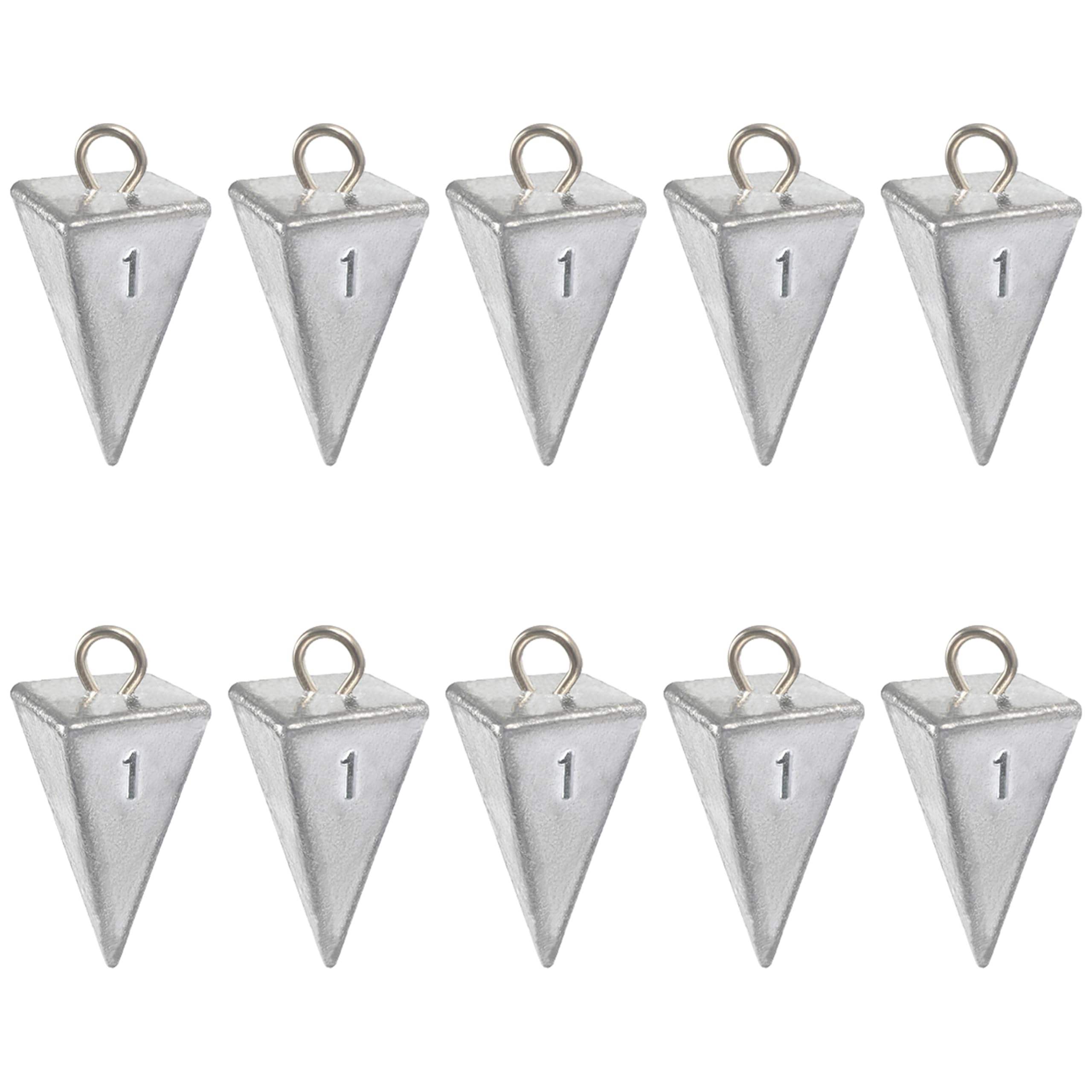 Pyramid Sinkers Lead Fishing Weights, Saltwater Fishing Weights Sinkers Surf Fishing Gear Tackle 1oz 2oz 3oz 4oz 5oz 6oz 8oz