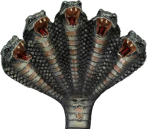 Miniatura 6 de Ebros Gift Hindú Primordial Ser Feroz Multi Cabeza Shesha Serpentina Serpentina Demigod Nagaraja Creación de Vishnu Figura 5.25" de alto Sheshanaga
