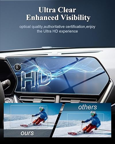 Miniatura 3 de BIBIBO Protector de pantalla para Chevy Trailblazer 2024 2025 para Chevrolet Trax (LT2RSACTIV) 2024 2025 y Chevrolet Trailblazer 2024+ pantalla de