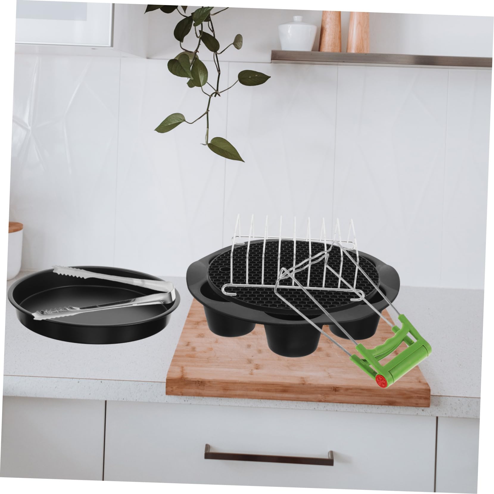 Garneck 9 Pezzi8 accessori per friggitrice ad aria mini tortiere per la cottura padella pentola per frittata padelle per frittata tortiera per pizza fornello per friggere ad aria
