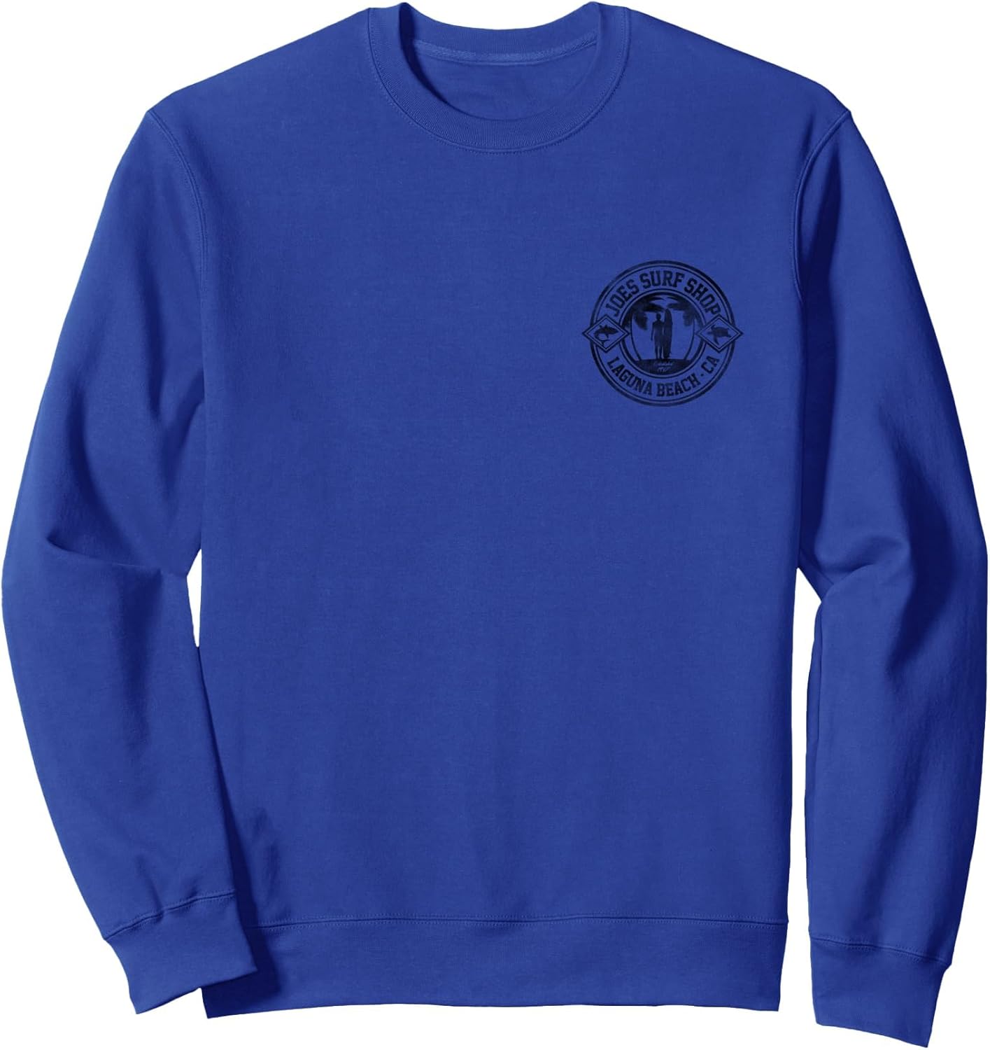 Joe's Surf Vintage Surfer Logo Classic Graphic Sweatshirt