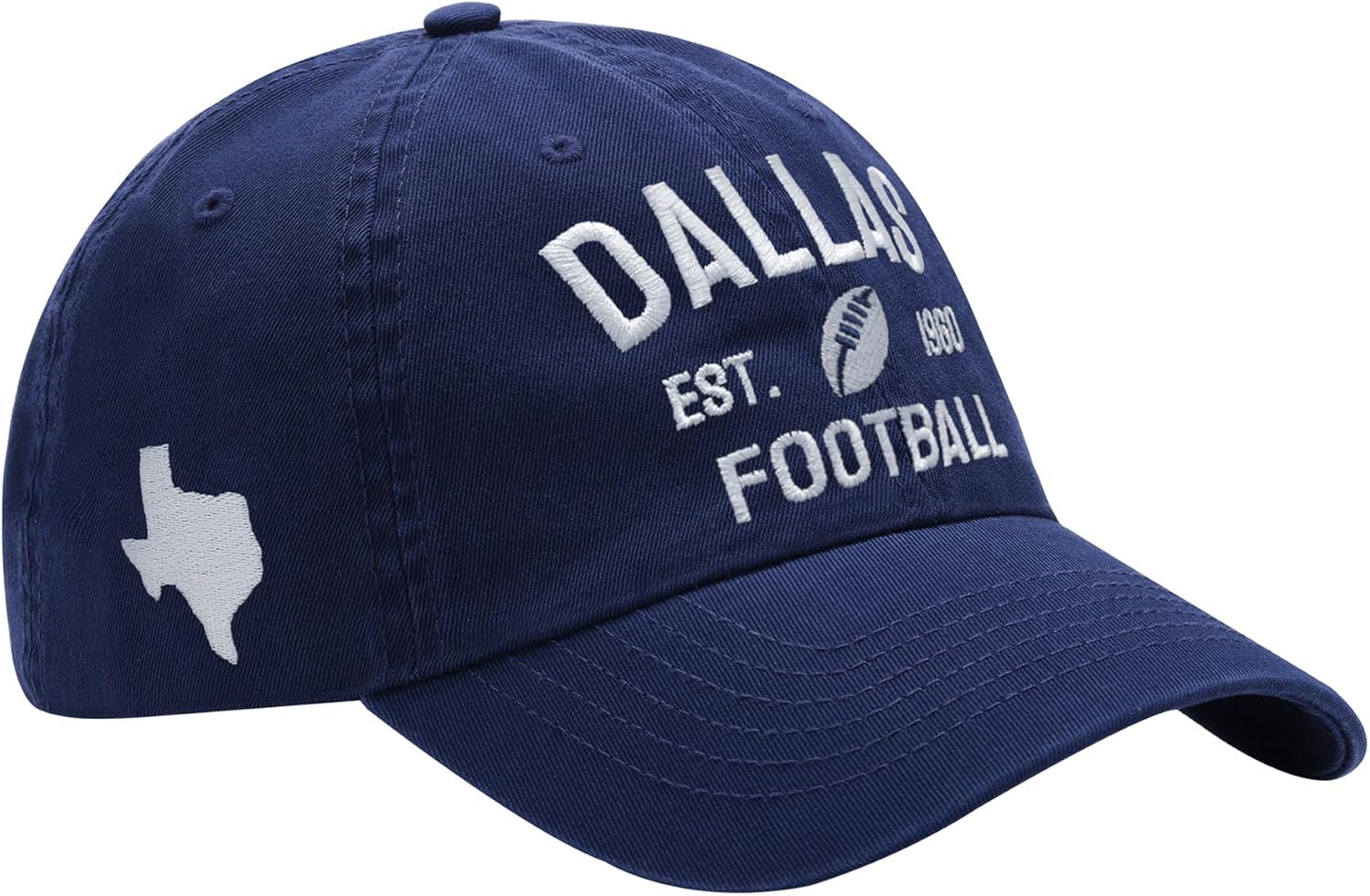 Vintage Hats for Men Women Adjustable Embroidered City Hat Cotton Baseball Cap Gifts for Football Fans' Hat