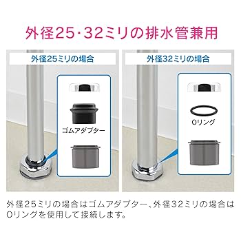 Amazon | ガオナ(Gaona) これエエやん 接続アダプター 排水管 25